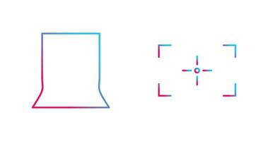 back stand and focus Icon vector
