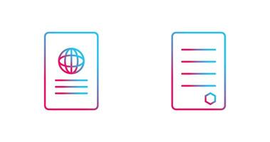 global report and reports Icon vector