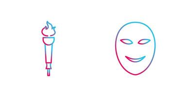 Museum Torch and Ancient Icon vector