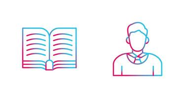 Book and Judge Icon vector