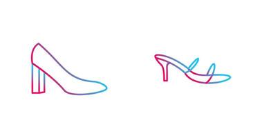 Heels and Stylish Icon vector