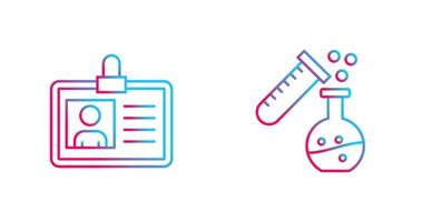 Identity and Lab Icon vector