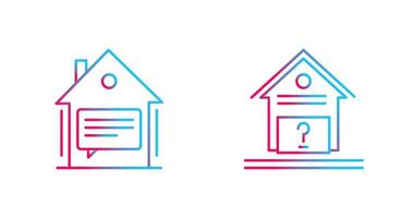 Message and Unknown Icon vector