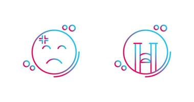 Dissapointment and Crying Icon vector