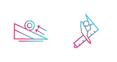 Force and Caliper Icon vector