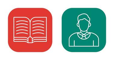 Book and Judge Icon vector