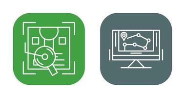 Order Tracking and Location Icon vector