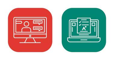 Internet and Scores Icon vector