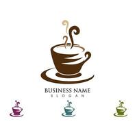 Coffee cup Logo Template vector