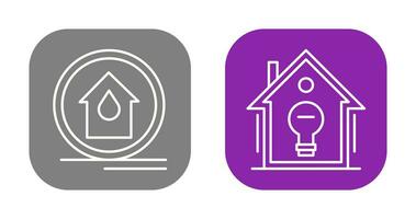 Fire Alarm and Home Automation Icon vector