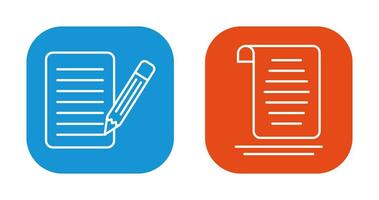 checklist and document  Icon vector