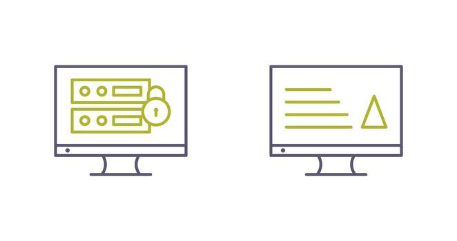 datos seguridad y contenido producción icono vector