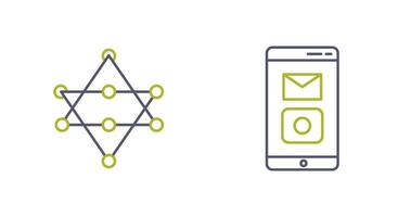 Networks and Mobile Applications Icon vector