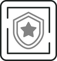 Police Station Sign Vector Icon