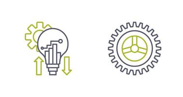 Analysis and Setting Icon vector
