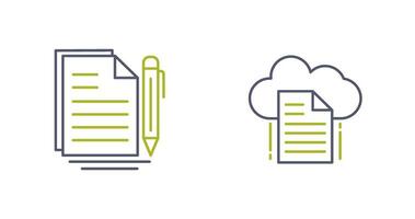 Document and File Icon vector