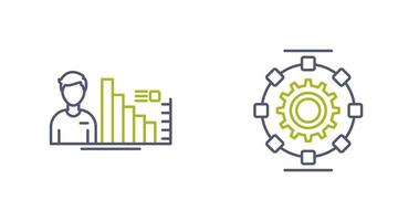 Consulting and Automated  Icon vector