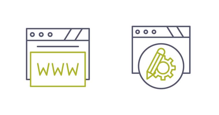 Setting and Web Browser Icon