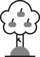 Apple Tree Vector Icon