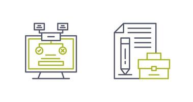 Methodology and Portfolio Icon vector