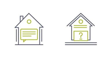 Message and Unknown Icon vector