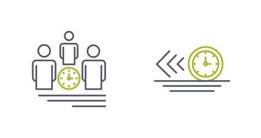 Time Management and Time Management Icon vector