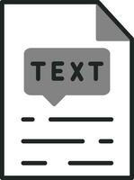 Text Vector Icon