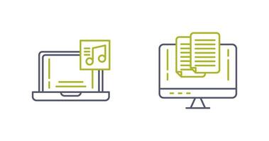 Music and Paste Icon vector