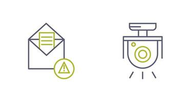 Spam and Security Camera Icon vector