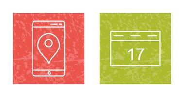 Gps Service and Event Management Icon vector