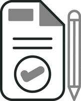 Pen And Paper Vector Icon