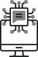 Artificial Intelligence Vector Icon