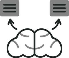 natural idioma Procesando vector icono