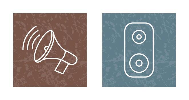 Announcing and Speaker Icon vector