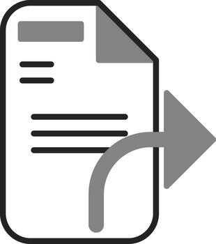 Send File Vector Icon