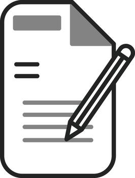 icono de vector de documento