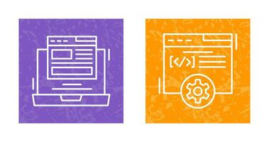 Layout and Development Icon vector