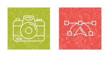 Camera and Vectors Icon