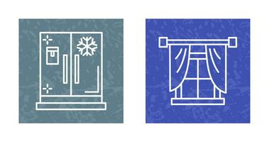 Window and Fridge Icon vector