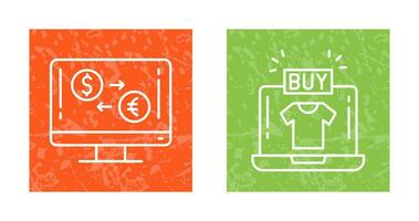 Currency Exchange and Buy Icon vector