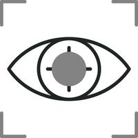 Eye Tracking Vector Icon