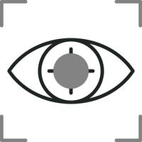 Eye Tracking Vector Icon