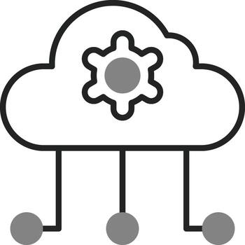 Cloud Computing Vector Icon