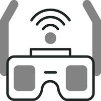 Smart Glasses Vector Icon