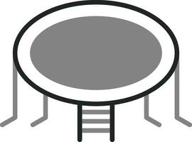 icono de vector de trampolín