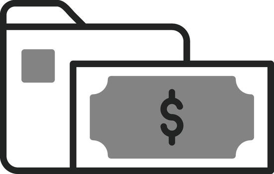 icono de vector de carpeta