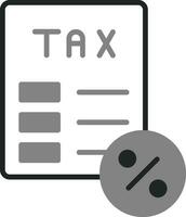 Tax Vector Icon