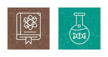 Science and Dna Icon vector