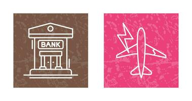 Health and Bank Icon vector
