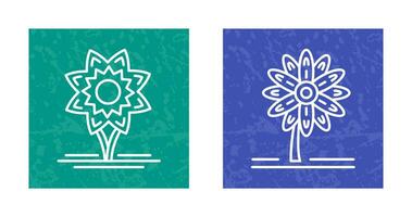 Daffodil and Daisy Icon vector